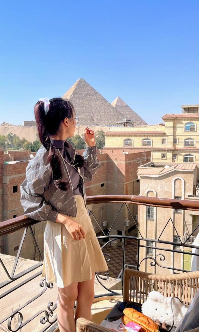 Oh Pyramids View Hotel Kafrat al Jabal Bagian luar foto