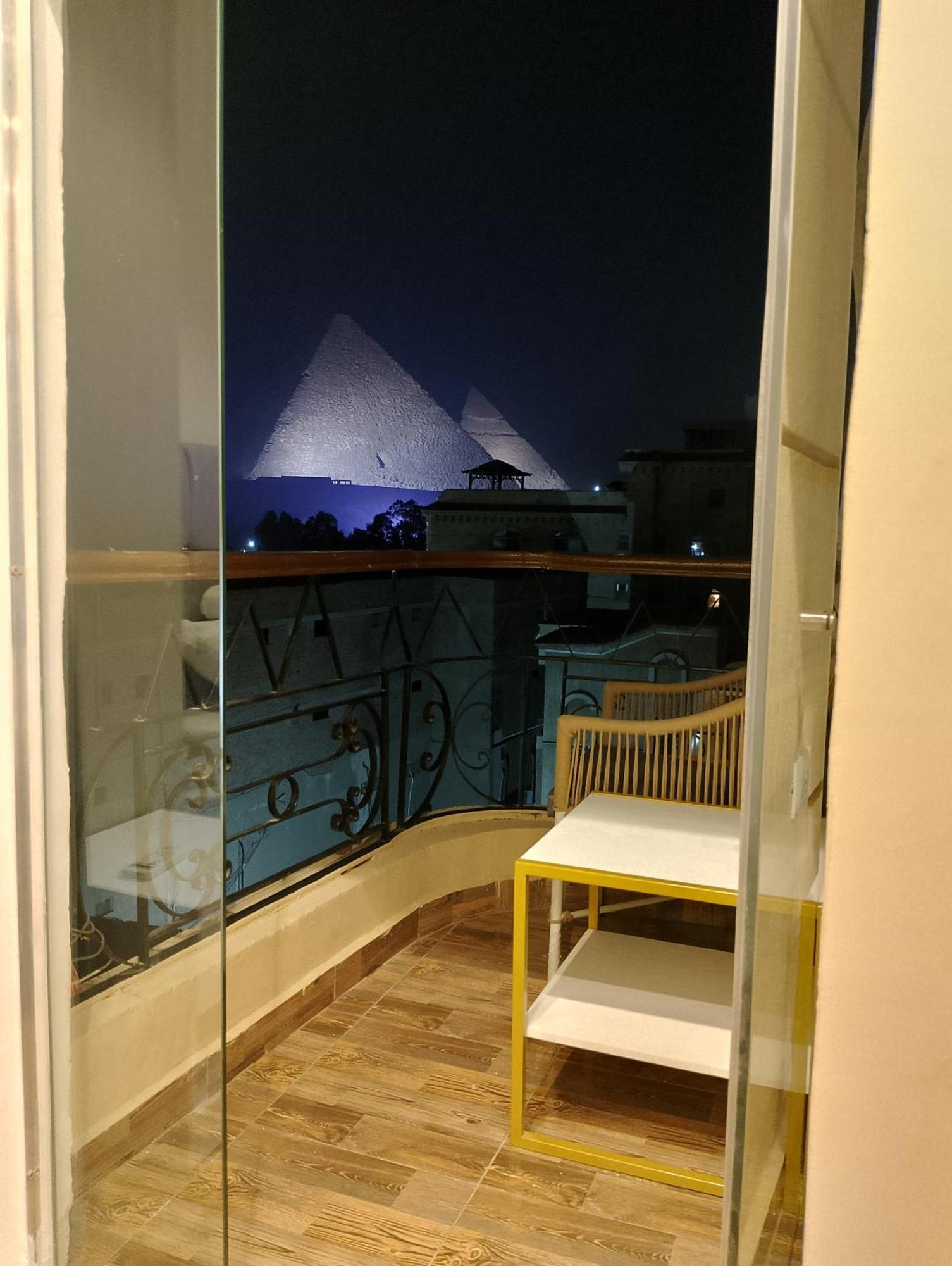 Oh Pyramids View Hotel Kafrat al Jabal Bagian luar foto